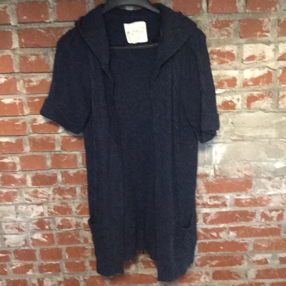 Shirt Sleeve Sweater Jacket